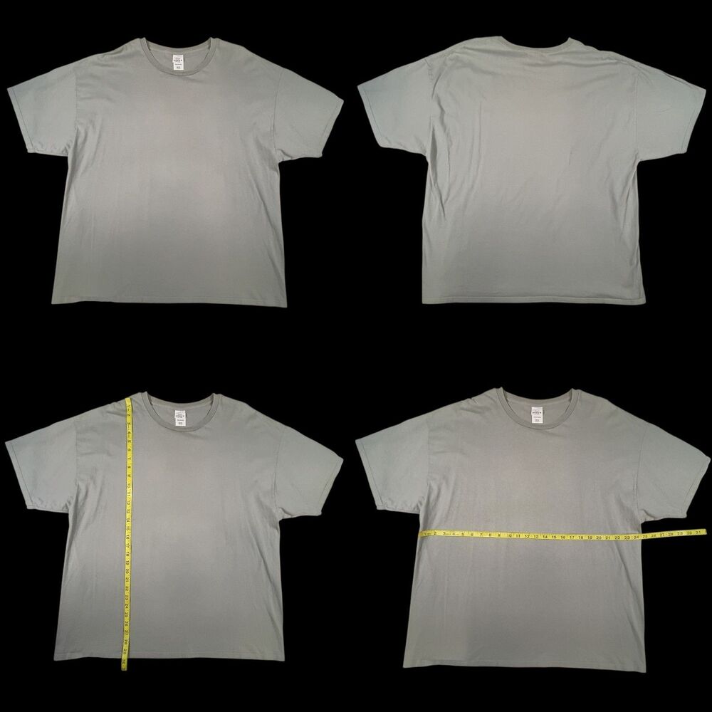 Hanes Mens Short Sleeve Stylish T-Shirt Casual Wear Plain T-Shirt Size 2XL